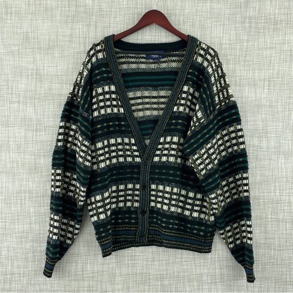 knights bridge Other - Vintage Knights Bridge For men XL Long sleeve button up Cardigan sweater 9876